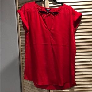 Express Red Blouse